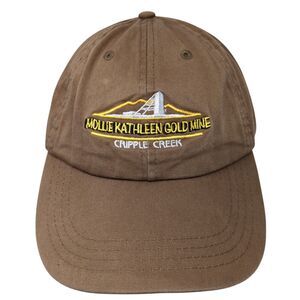 Mollie Kathleen Gold Mine Slideback Hat Brown One Size Cripple Creek